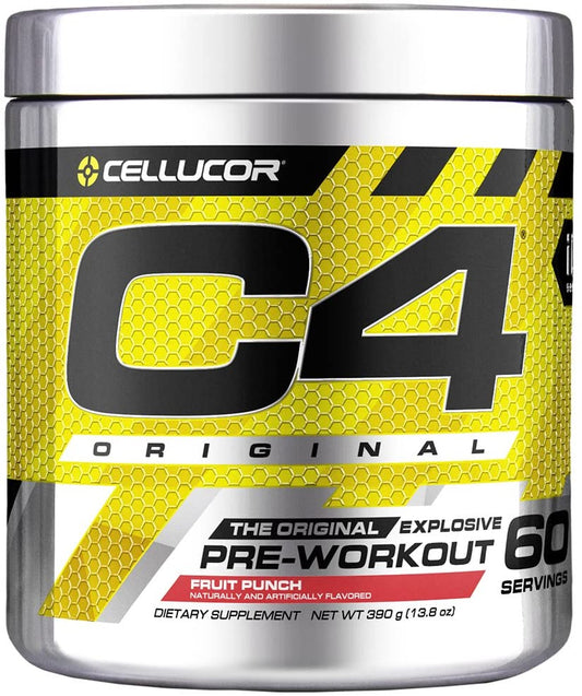C4 Original Pre Workout Powder Fruit Punch | Vitamin C for Immune Support