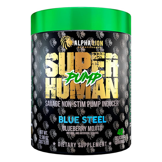 Alpha Lion Pump Super Human Blue Steel | 42 Servings
