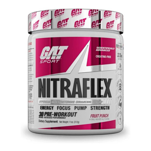 GAT Sport NITRAFLEX Testosterone Fruit Punch | 30 Servings